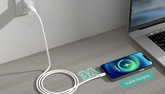 USB Type C 1.5m Fast Charger for iPhone - 1 or 3