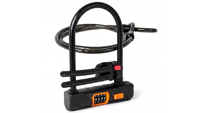 Go Groopie Sello Products 4-Digit Bike Lock with Cable
