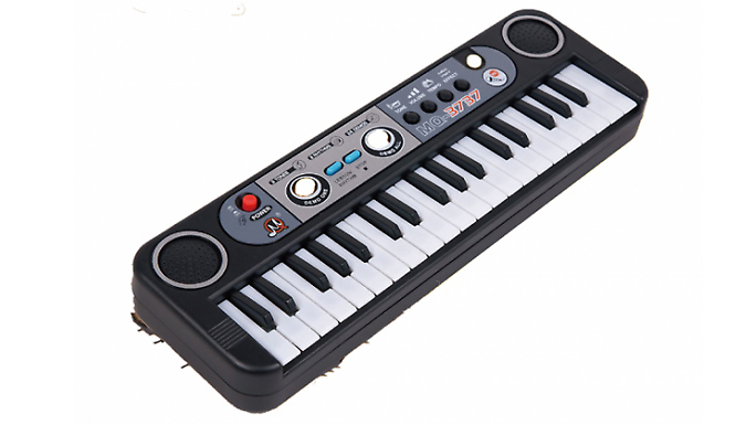 37-Key Digital Electronic Piano Keyboard Toy With Microphone - 2 Options