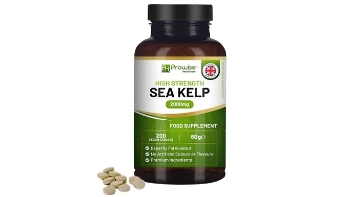 Thyroid & Hormonal Balancing Sea Kelp Tablets - 2000mg!