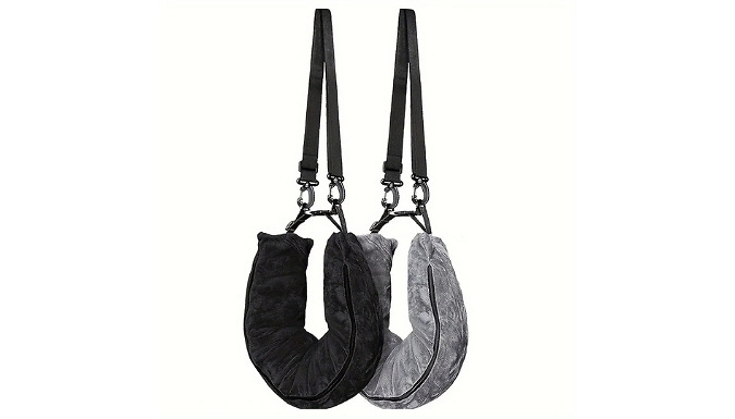 Fillable U-Shaped Travel Pillow - 2 Colours!
