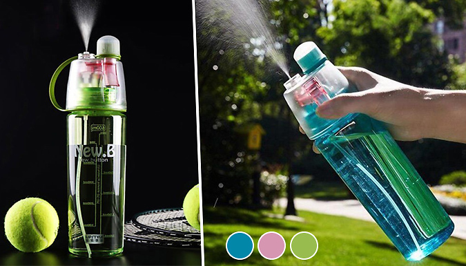 SecretStorz Portable Water Bottle With Straw - 2 Sizes & 3 Colours