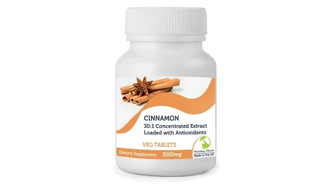 Blood Sugar & Heart Health Cinnamon Extract Tablets