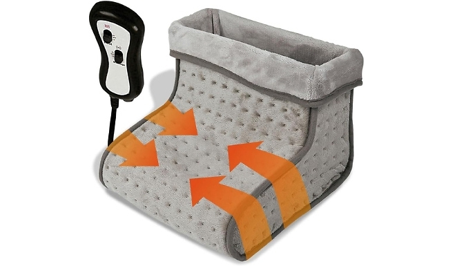 Electric Fleece Foot Warmer and Massager