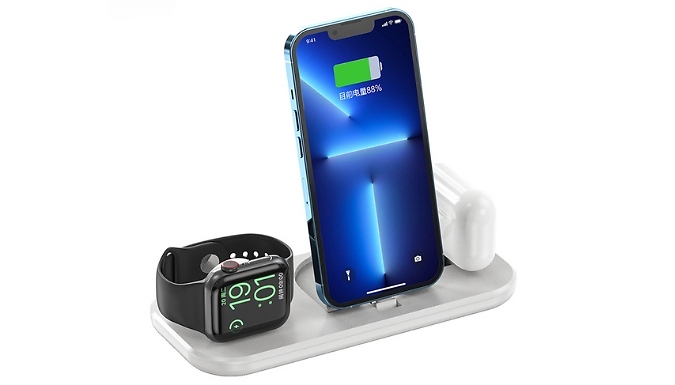 2-in-1 or 3-in-1 Wireless Charging Station - 2 Colours