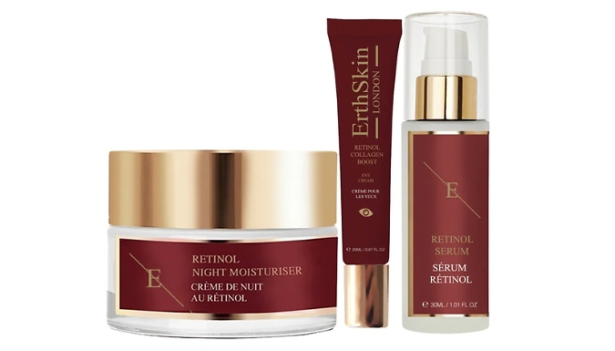 3-Piece Retinol Gift Set - Serum, Moisturiser & Eye Cream!