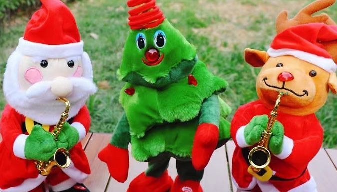 Christmas Themed Dancing Plush - 4 Designs