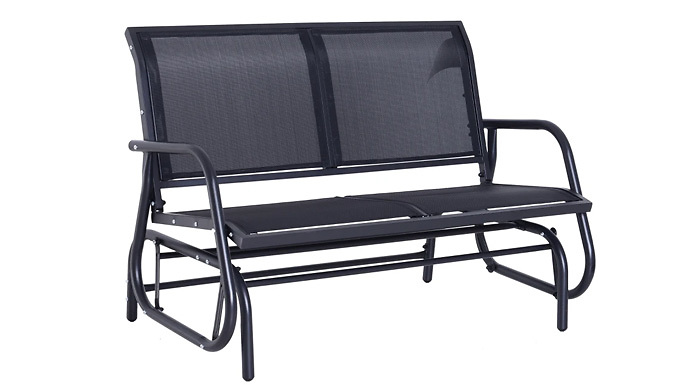 2-Seater Rocking Garden Bench