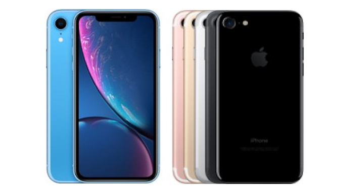 Apple iPhone 7, 8, 8 Plus or XR - 7 Colours & 3 Memory Options
