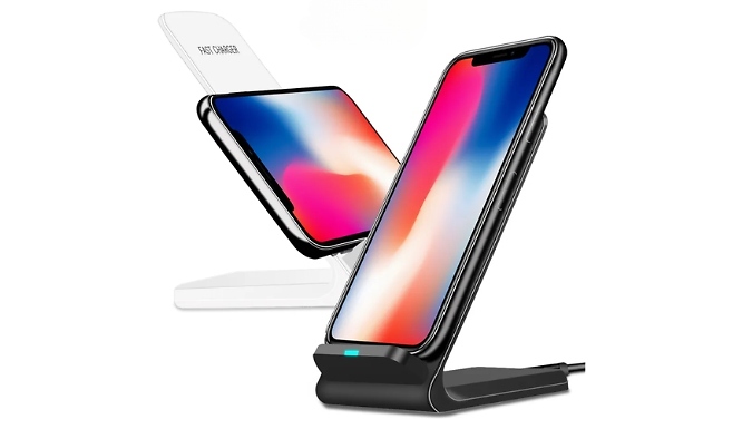 15W Wireless Fast Charging Phone Stand - 2 Colours