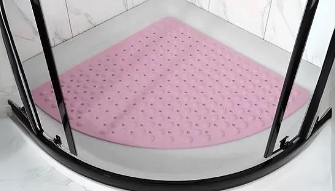 Suction Cupped Non-Slip Shower Mat - 5 Colours & 3 Sizes