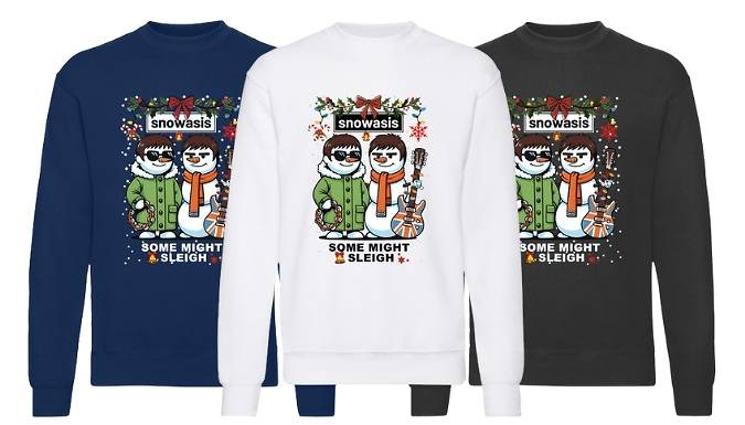 Snowasis Christmas Sweatshirt - 8 Colours & 7 Sizes