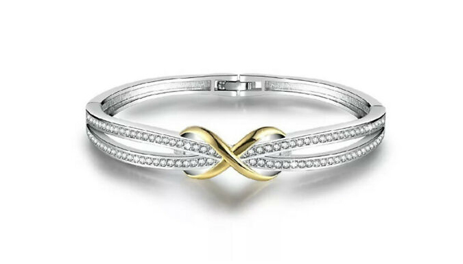 Created Diamond Bangle Collection - 5 Colours