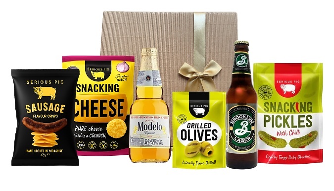 Craft Beer & Savoury Snack Hamper Gift Set