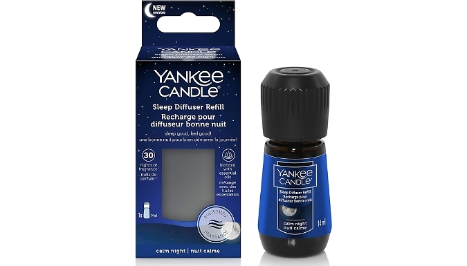 Yankee Candle Sleep Diffuser 14ml Refill - Calm Night