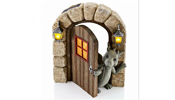 1 or 2 Courtyard Dragon Sculpture Mini Wall Decorations - 2 Designs