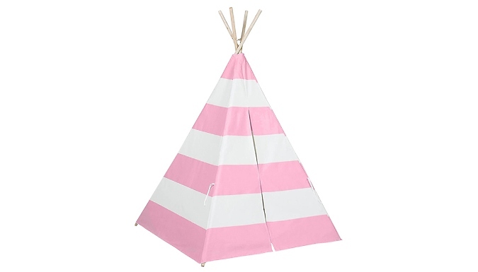 Kids Canvas Teepee Tent - 5 Colours
