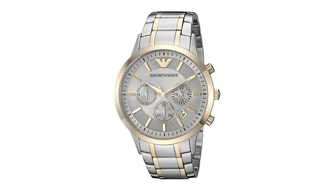 Emporio Armani Men's AR11076 Two-Tone Watch