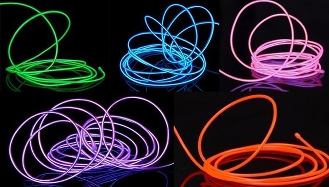3m Waterproof Neon LED Strip Light - 10 Colours