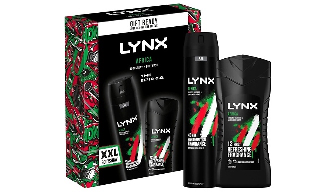 Lynx Africa The Epic OG Duo Gift Set - 1, 2, 3 or 4-Pack!