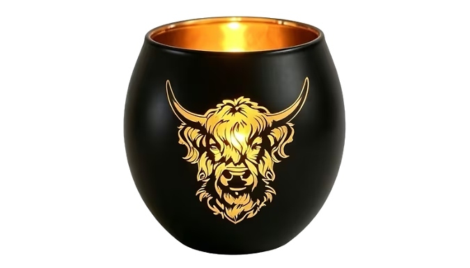 Highland Cow Candle Holder