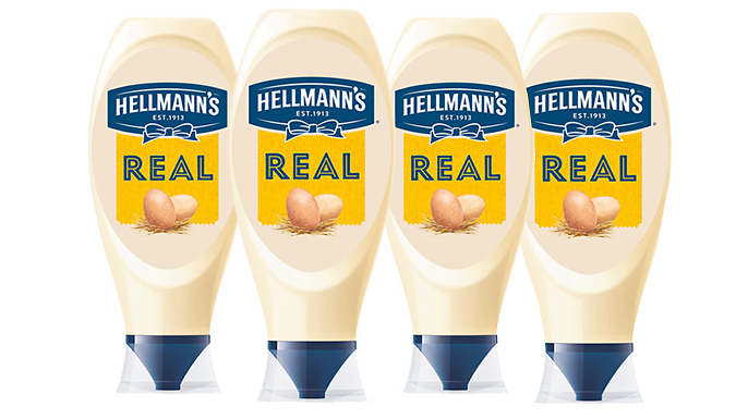 Hellmann's Real Mayo Squeezy 750ml - 4, 6, 8, 12 Bottles