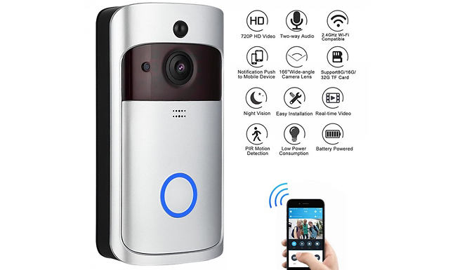 Doorbell connected store to smartphone