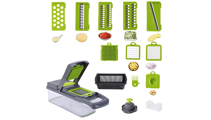 8-in-1 Multifunctional Vegetable Chopper Set - 3 Colours