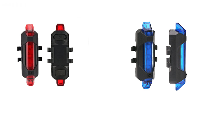 LED Bike Rear Rechargeable Tail Lamp from Go Groopie