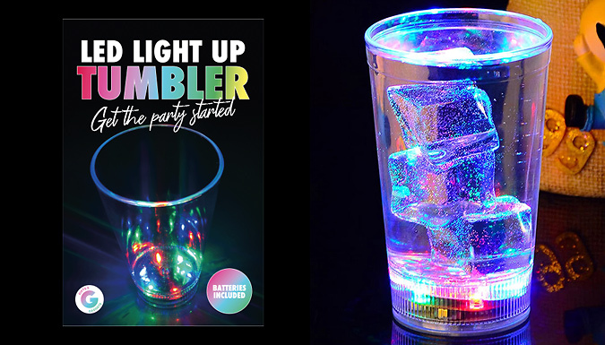 LED Light Up Drinking Tumbler