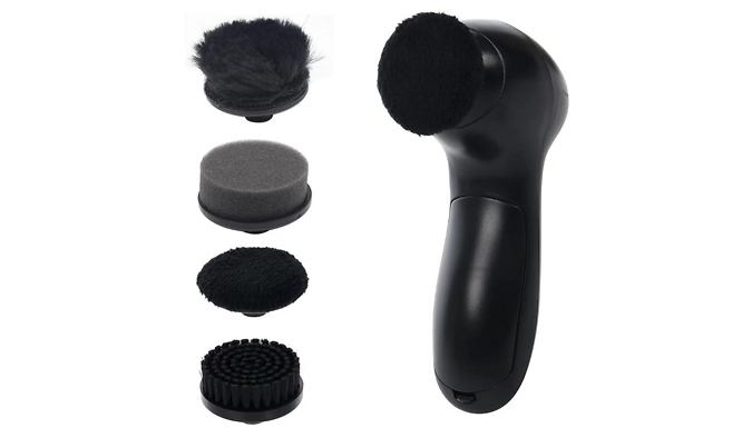 4-Head Portable Electric Shoe Polishing Brush