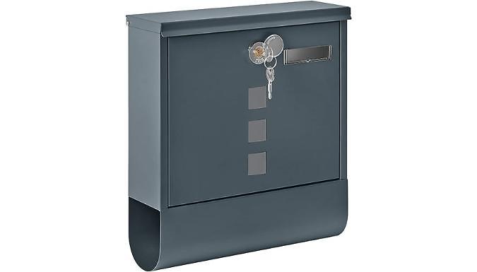 Galvanised Steel Wall-Mounted Letterbox