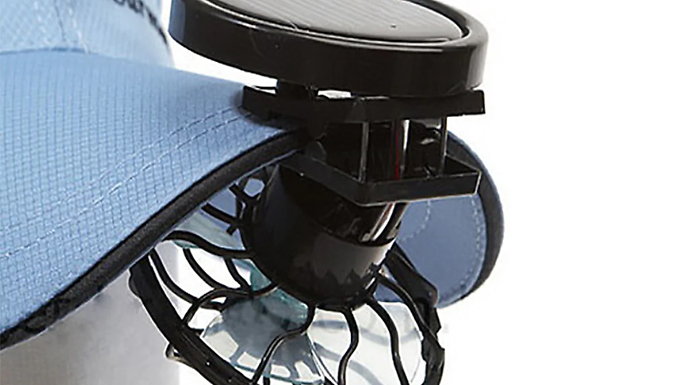 Solar Powered Mini Cooling Clip Fan