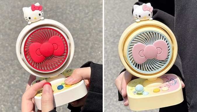 Cute Small Desktop Fan - 2 Colours. from Go Groopie IE