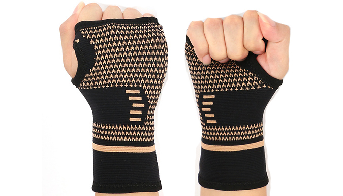 1 or 2 Arthritis Support Compression Gloves - 3 Sizes from Go Groopie IE