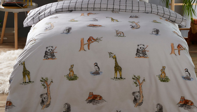 Wildlife Children's Bedding Set - 3 Sizes