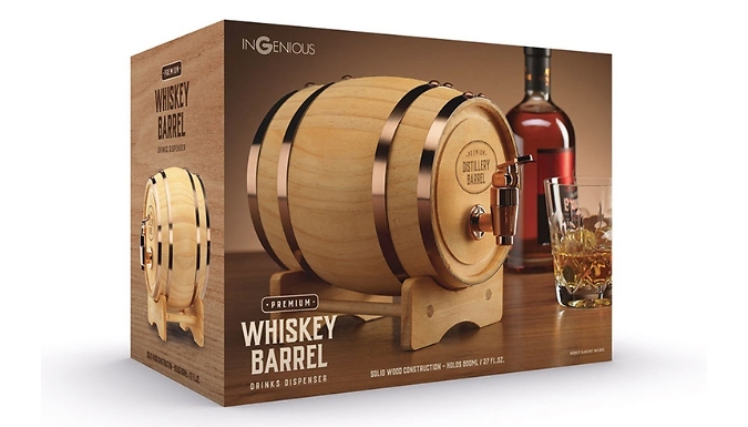 Wooden Keg Whiskey Barrel