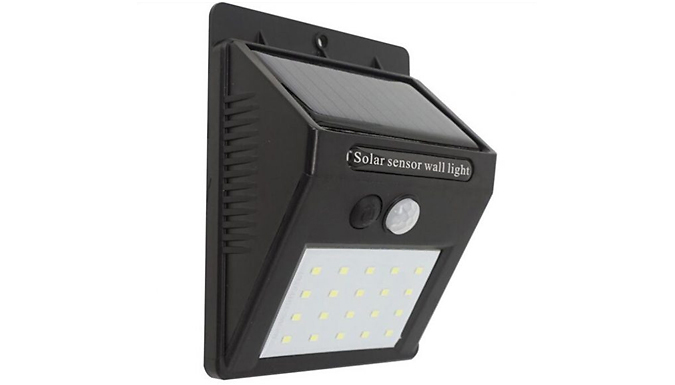 Sensory Solar LED Outdoor Wall Lights - 1, 2, 3 or 4