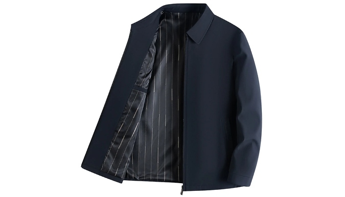 Men’s Lightweight Zip-Up Jacket - 5 Sizes!