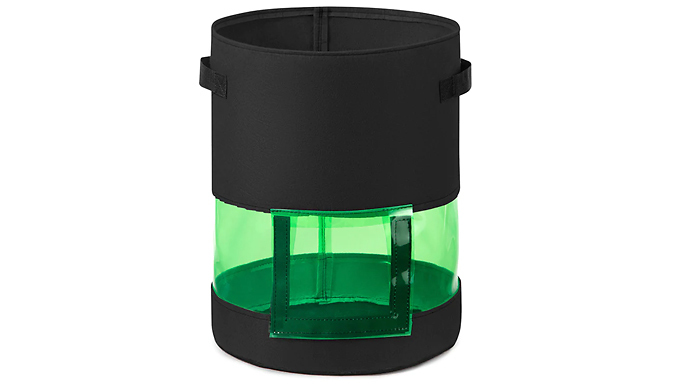 Non-Woven Vegetable Growing Bag with Window - 2 Sizes at Go Groopie IE