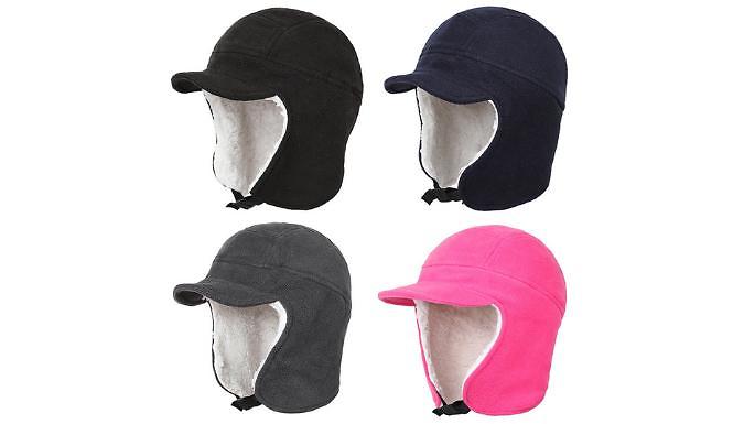 Unisex Windproof Trapper Hat - 4 Colours at Go Groopie IE