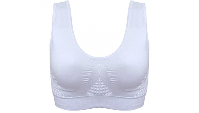 Breathable Padded Non-Wire Seamless Bra - 5 Sizes & 3 Colours