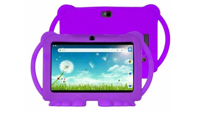 Kids 7-Inch Android Tablet with Case - 2 Colours!