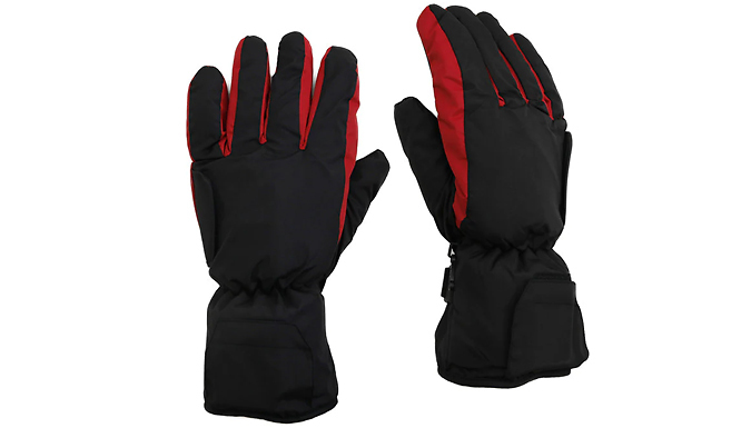 Battery Powered Heated Outdoor Sports Gloves - 2 Colours at Go Groopie IE