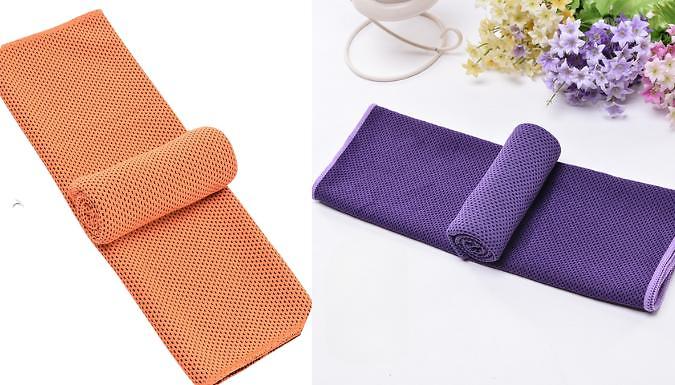 2-Pack Soft Breathable Ice Towel - 10 Colours