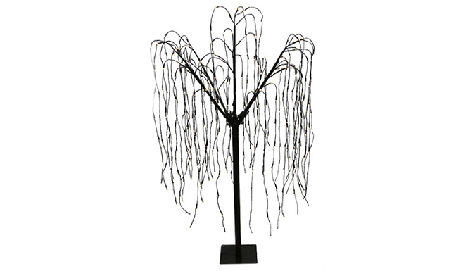 Black or White Weeping Willow Tree - 2 Sizes & 2 Light Options