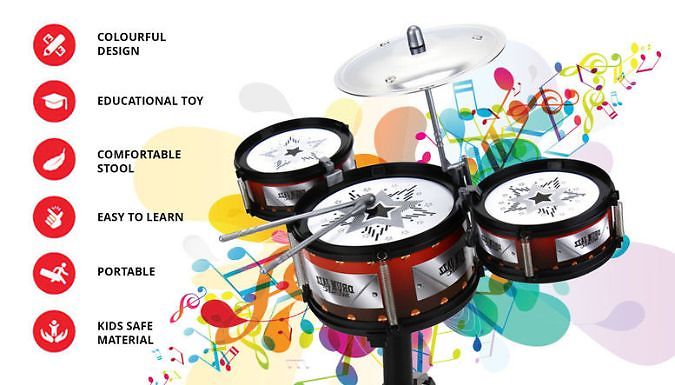 Kids toy 2025 drum kit