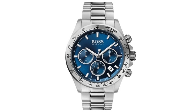 Men's Hugo Boss Hero Blue Dial Chronograph Watch - HB1513755