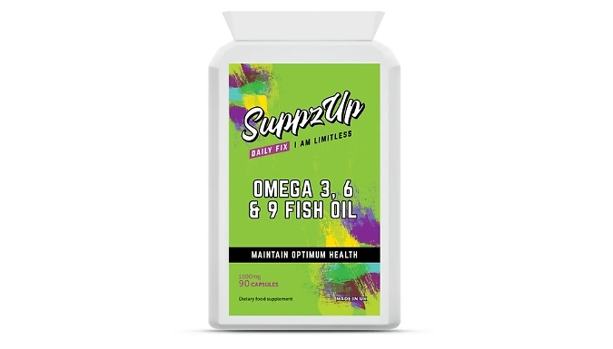 Omega 3, 6 & 9 Fish Oil - 90 Capsules