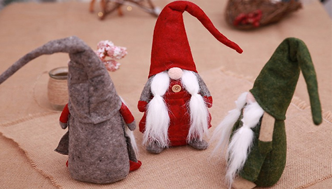 Christmas Santa Doll Decorations - 3 Colours